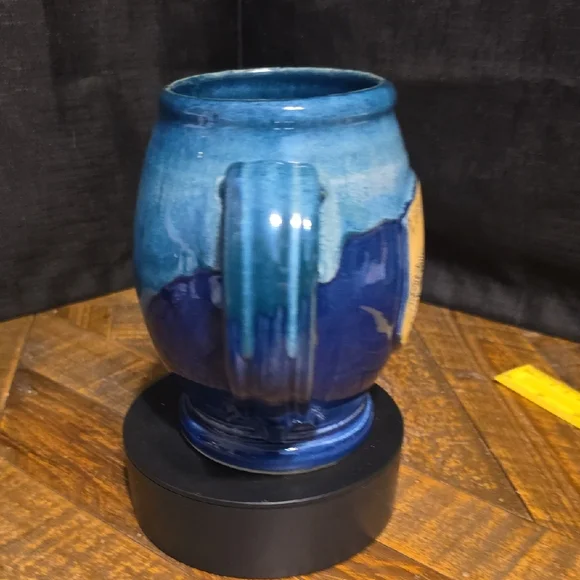 Renaissance Festival Blue Ceramic Mug - Picture 6 of 10